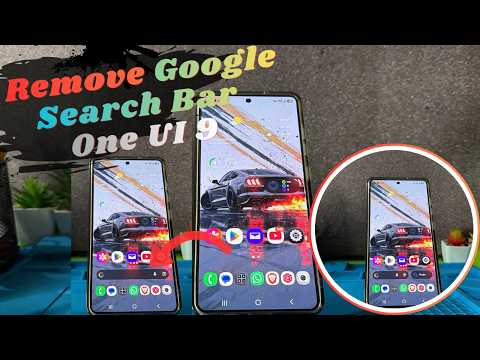 Samsung Google Search Bar Remove
