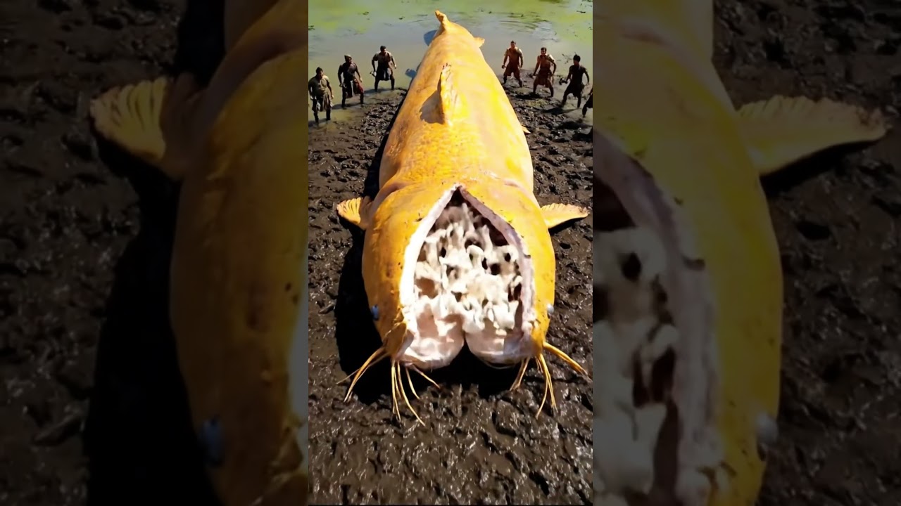 😱 They thought they caught a GIANT golden monster... but look what was inside! 🦆