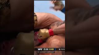 Arm Choke = DONE 💀”  #ufc #islammakhachev #mma