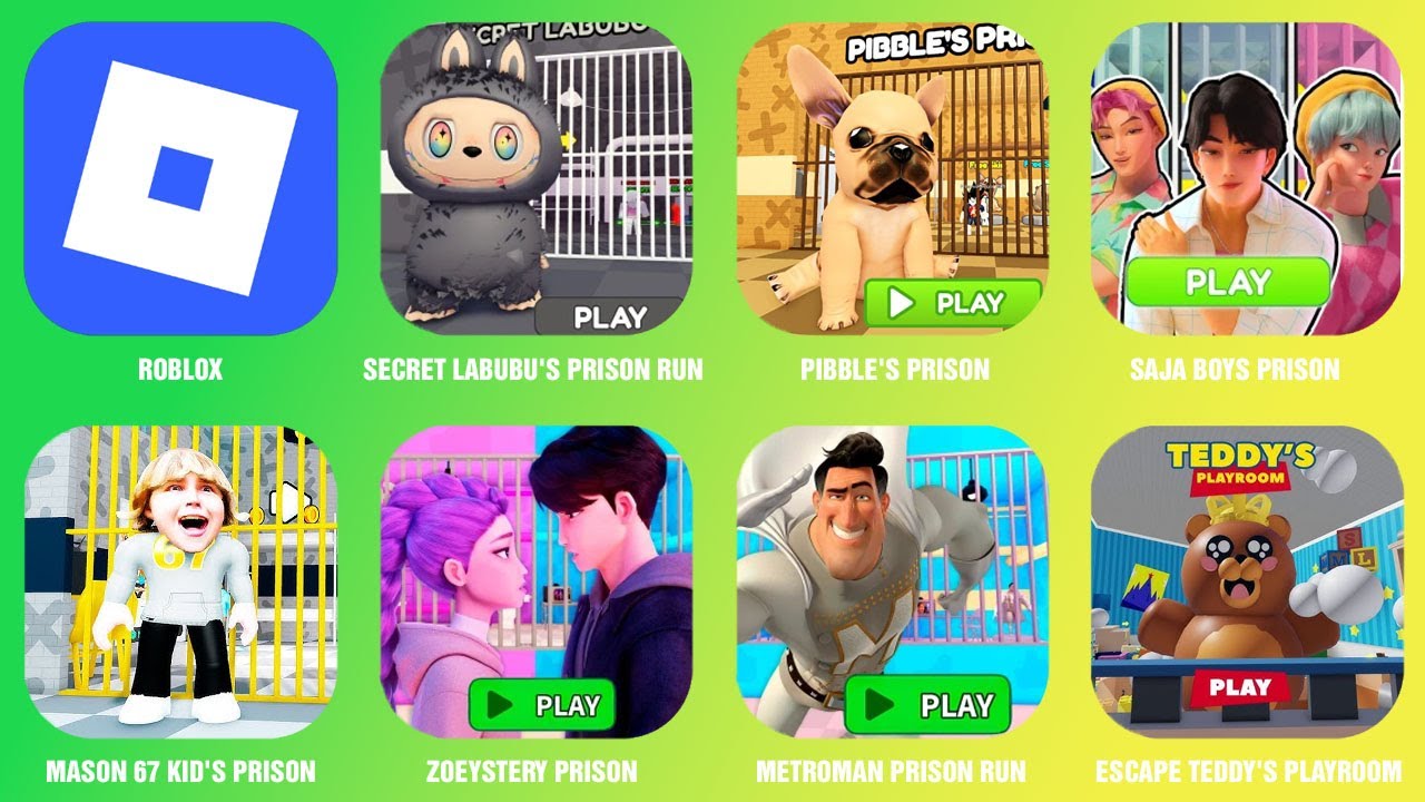 SECRET LABUBU'S PRISON RUN, PIBBLE'S PRISON, MASON 67 KID'S PRISON, ZOEYSTERY PRISON, MASON 67 KID'S
