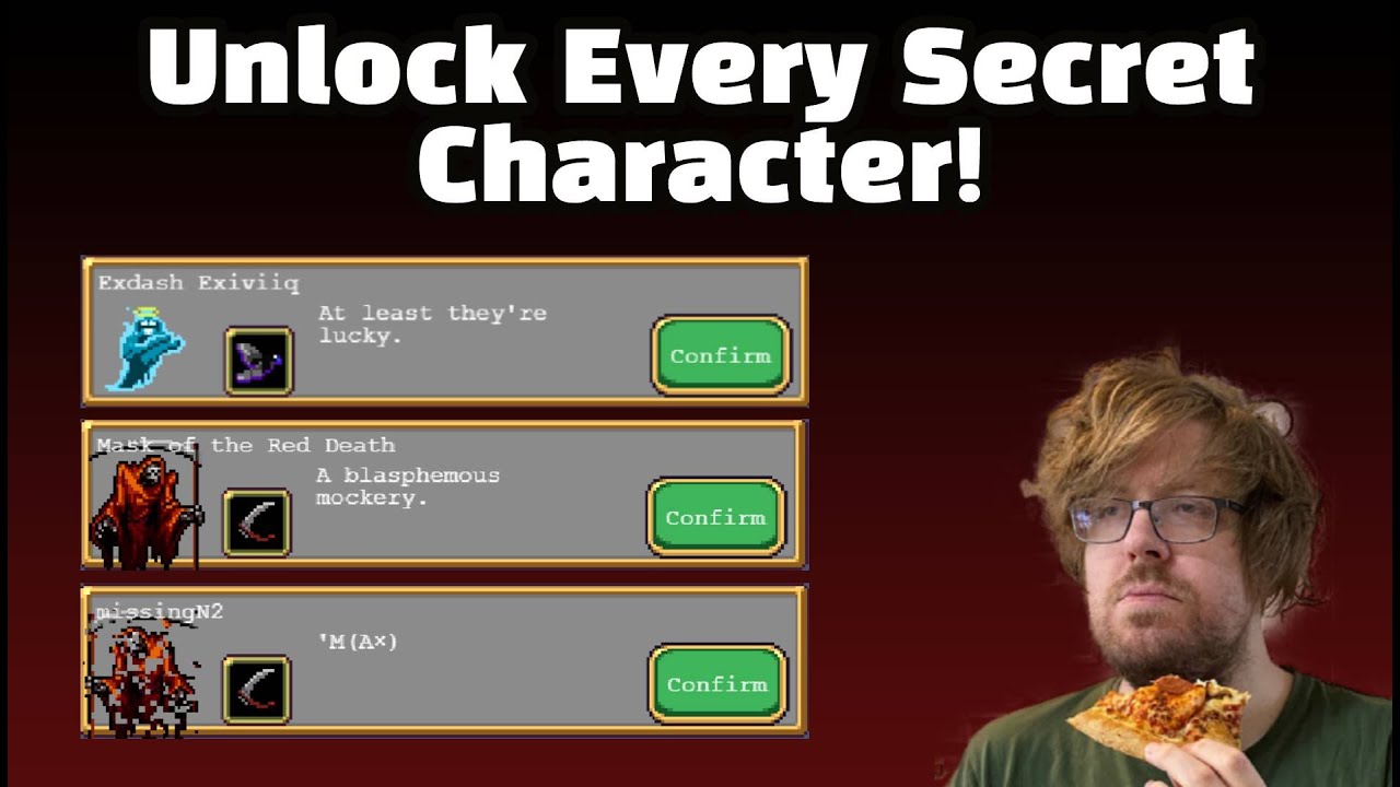 Vampire Survivors has cheat codes for secret character unlocks