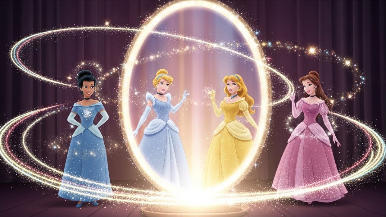 🪞💫 Magical Mirror Transforms Disney Princesses! 👑📸 | Stunning Princess ...
