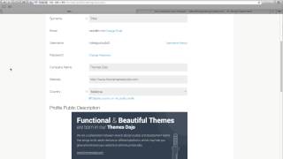 TMS - My Account Settings