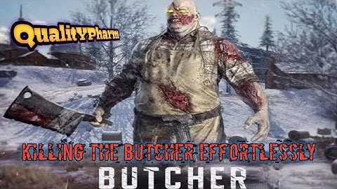 How to kill the Butcher in #CallofDuty:Mobile in Best way Without using your Ammo with QualitYPharm