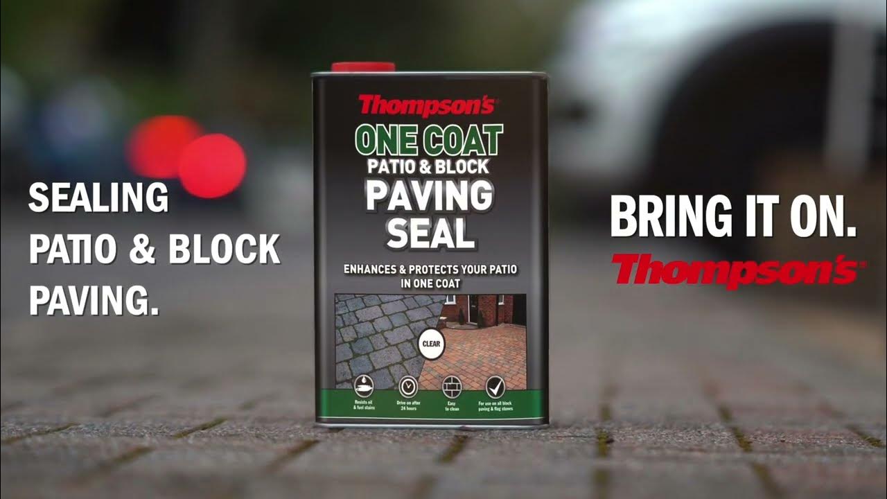 Thompson's One Coat Patio and Block Paving Seal YouTube
