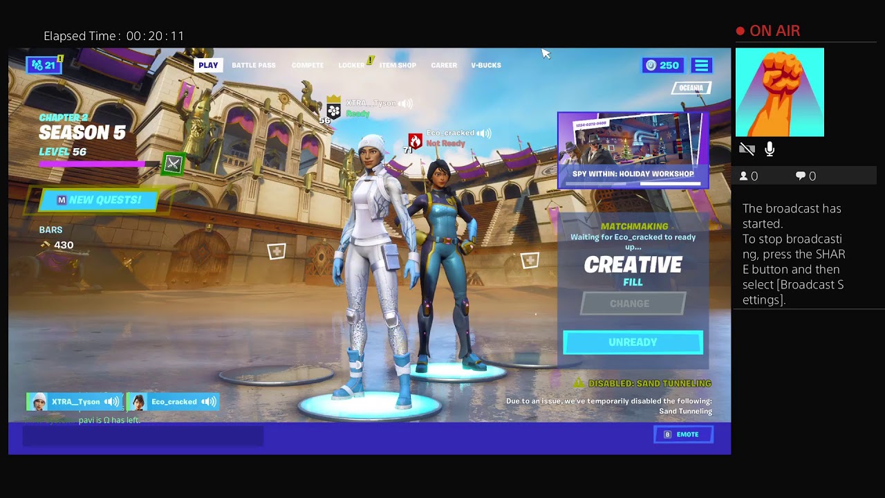 XTRA__Tyson's LIVE OCE fortnitE trying pro fortnite players setting sway,reet,splashy,scoped...