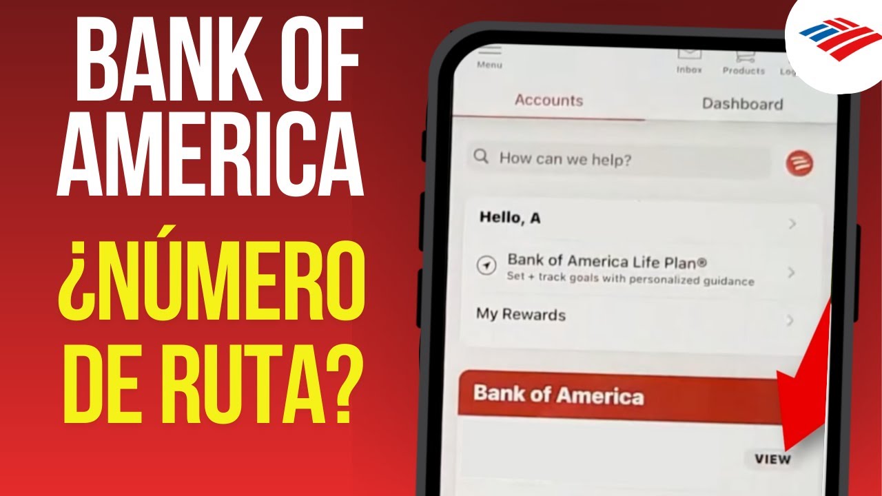 Cómo ver el número de ruta de Bank of America