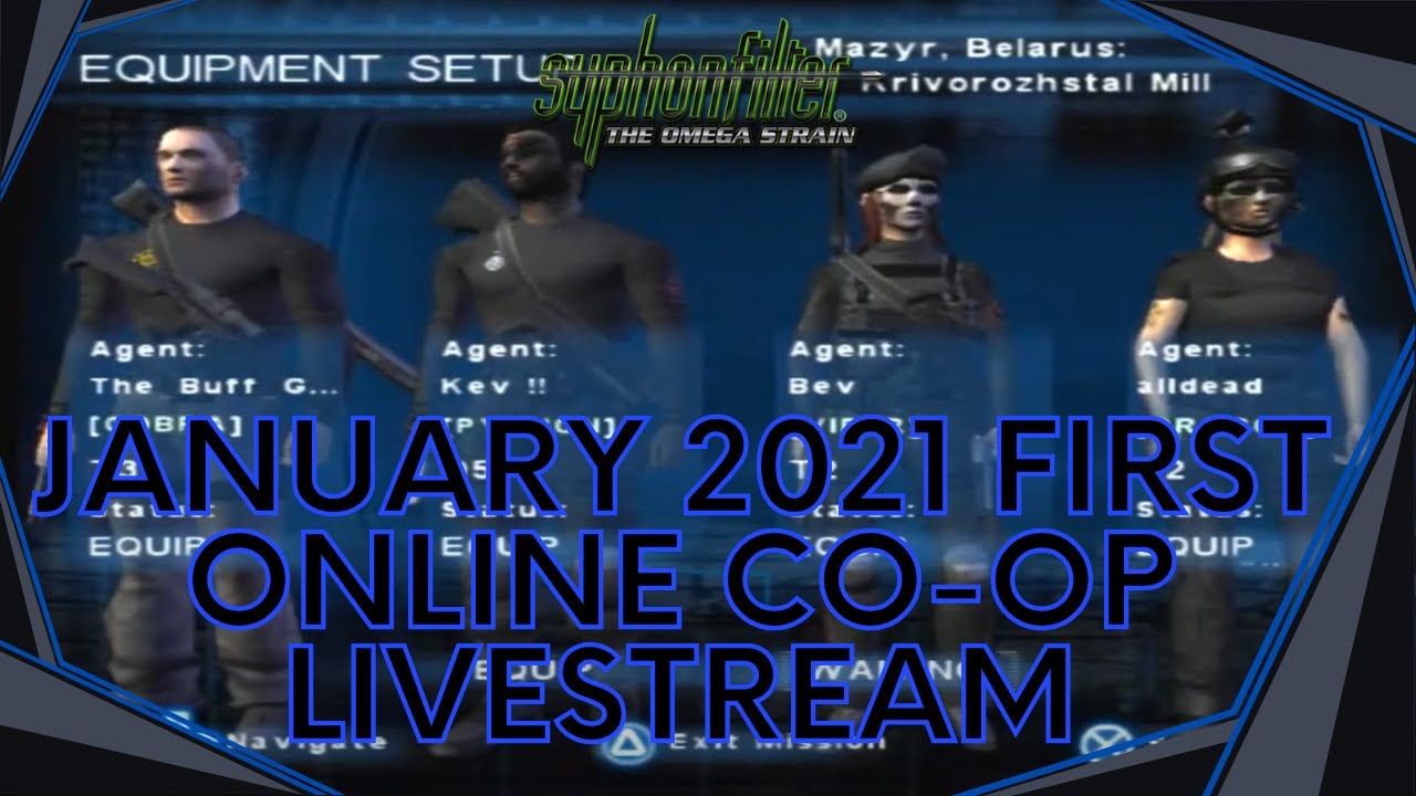 [January 2021 First Online Multiplayer Livestream Ps2 Footage] Syphon Filter: The Omega Strain