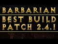 diablo 3 barbarian best build 241