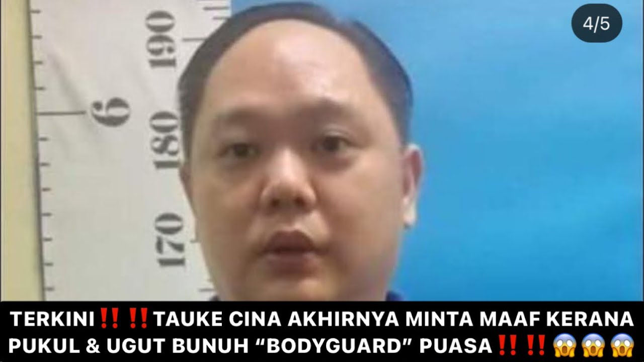 Tauke Cina Minta Maaf Kerana Ugut Bunuh Bodyguard Puasa Di Malaysia Youtube