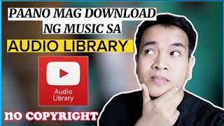 Paano mag download ng music sa youtube audio library | Juls Vlog screenshot 2