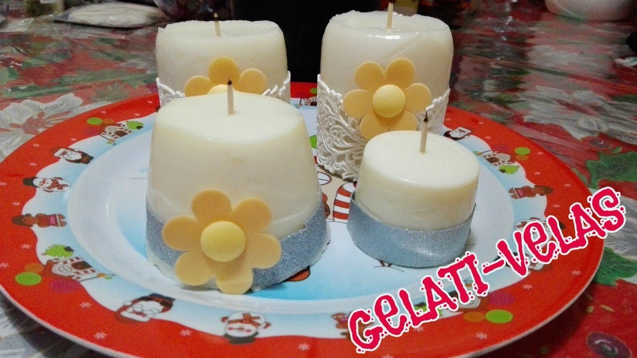 VELAS COMESTIBLES/GELATI-VELAS/LAS RECETAS DE LUPITA