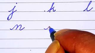 ✍️ Easy Cursive Handwriting Practice | Learn Beautiful Small Letters A–Z  #CursiveHandwriting 