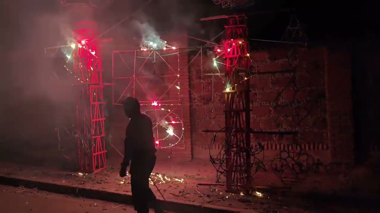 mini castillo pirotécnico, día de reyes, RLpirotecnia