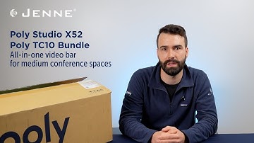 Unboxing Poly Studio X52 All-In-One Video Bar with TC10 Controller Kit