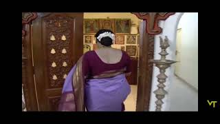Tamil Serial Aunty Saree Back