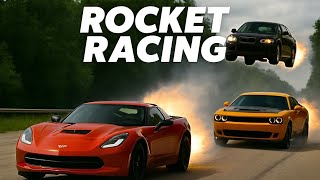 rocket racing Corrida Explosiva nas Alturas screenshot 4