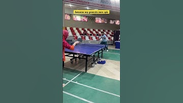Awesome Way to Generate Maximum Spin #tabletennis ##spin #trending