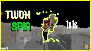 [YBA] Destroying with TWOH Spin in 1v1s