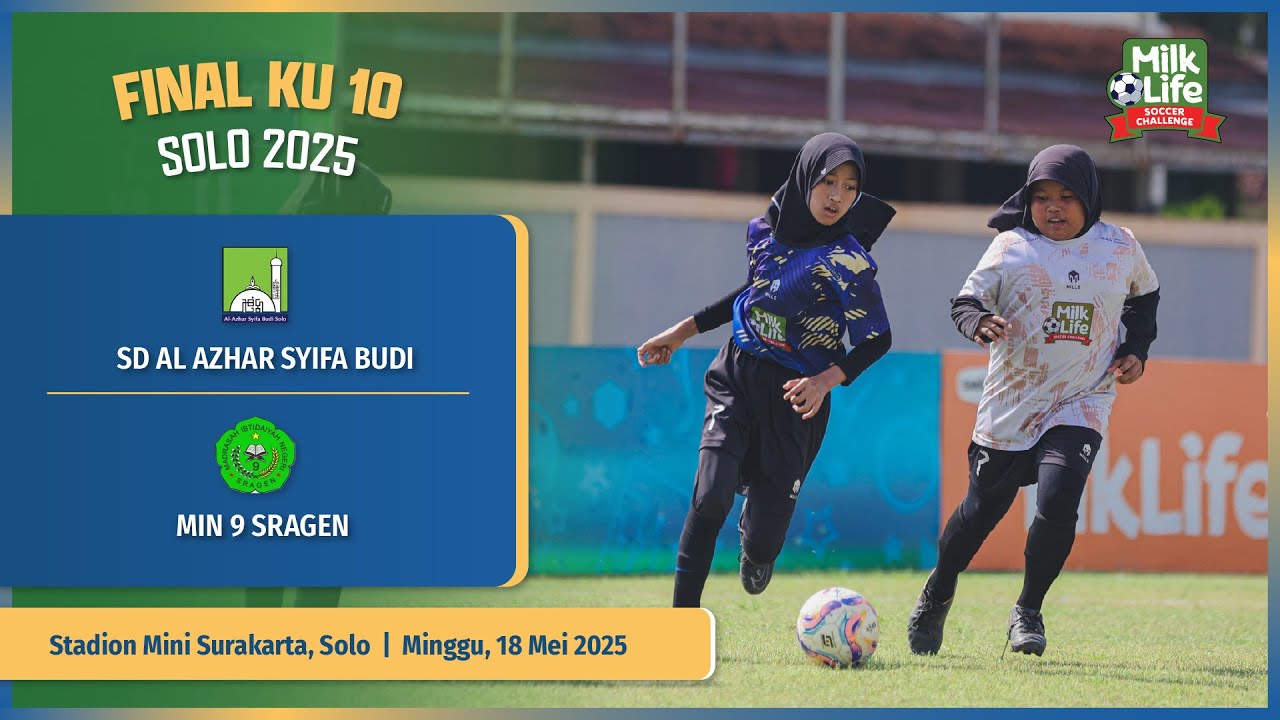 Pertandingan Final KU 10 MIN 9 Sragen vs SD Al Azhar Syifa Budi Solo
