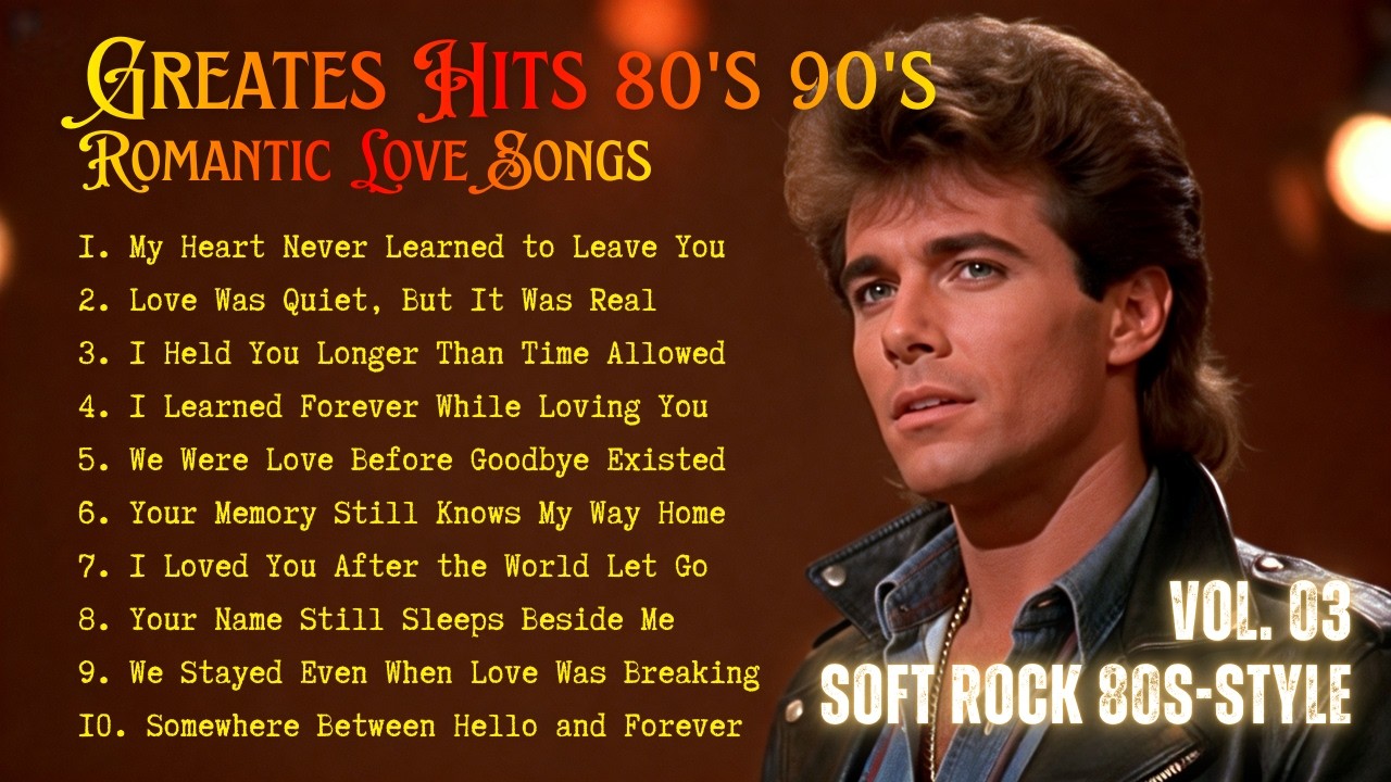 🎸 Greatest Hits Romantic Love Songs 💖 Love Songs 80's 90's - Soft Rock Ballads - Playlist Vol. 03