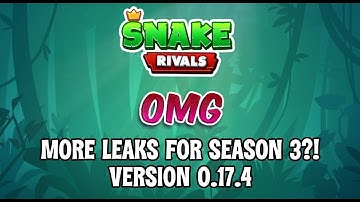 Snake Rivals - NEW SEASON 3 BATTLE PASS SNAKES!!!!??