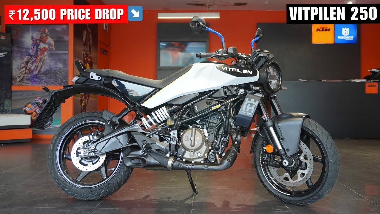 12.5k Price Drop 📉 2025 Husqvarna Vitpilen 250 Review - On Road Price | पहले से 12,500 टका सस्ता