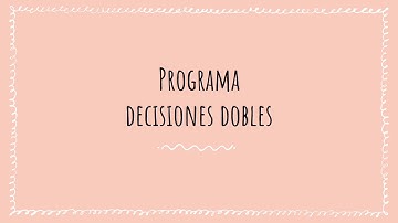 Programa En Visual Basic Con Desiciones Dobles ( If - Then - Else)