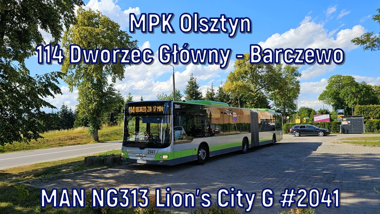 MPK Olsztyn - linia 114, MAN NG323 Lion's City G #2041
