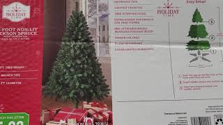 Walmart setting up Christmas Trees Early - Discount Prices