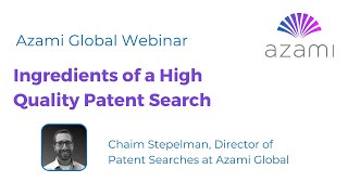 Ingredients of a High Quality Patent Search