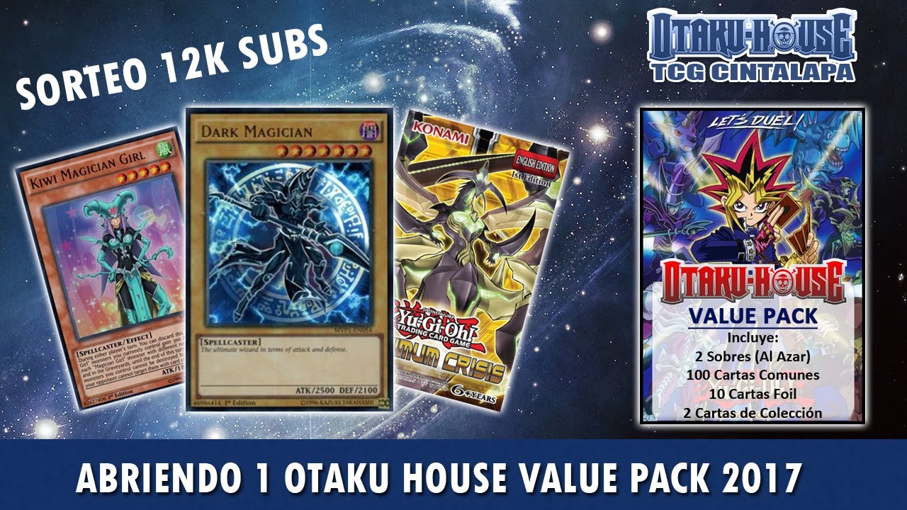 Abriendo un Otaku House Value Pack 2017 Regalo 12k Subs YouTube