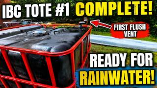 DIY Rainwater Harvesting IBC Tote Is Finally Done