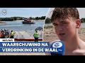 Zwemmer na tragische verdrinking in Waal: ‘Je wordt meegetrokken’
