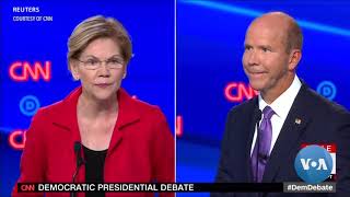 Democratic Debate Features Clash Between Moderates and Progressives