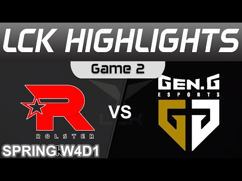 KT vs GEN Highlights Game 2 LCK Spring Season 2024 KT Rolster vs Gen G by Onivia