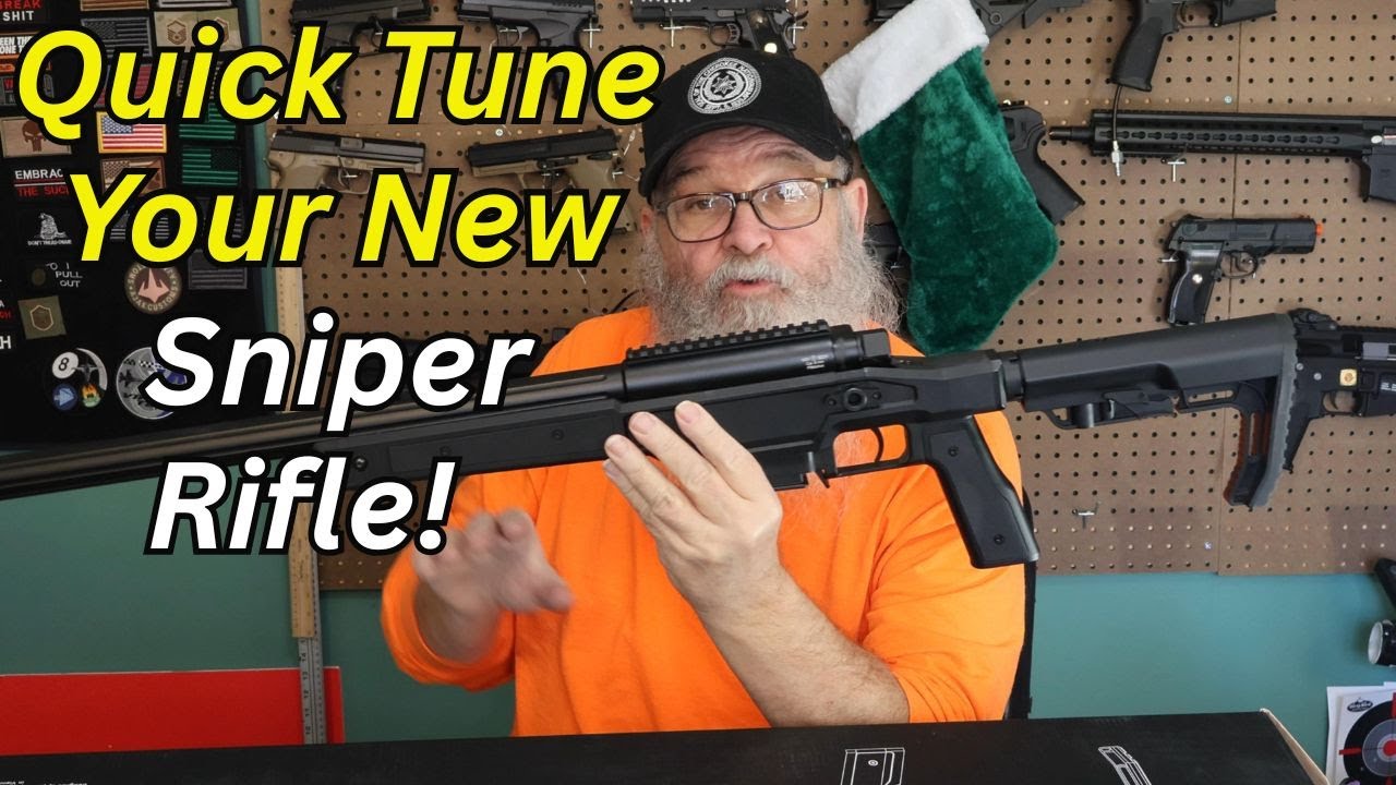 Как быстро настроить новую страйкбольную снайперскую винтовку