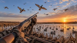 Duck Hunting with an Old Pump Shotgun! (CATCH CLEAN COOK) 