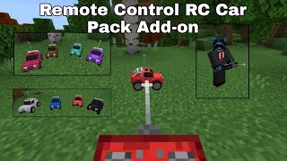 RC Car Pack Add-on (16 Controllable Cars) || Showcase || MCPE || MoonlightYT screenshot 1