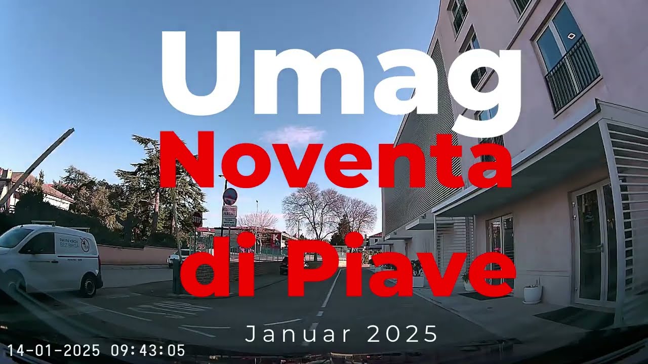 Driving: Umag - Noventa di Piave #hyperlapse #dashcam #ride #january #2025 #visititaly #visitcroatia
