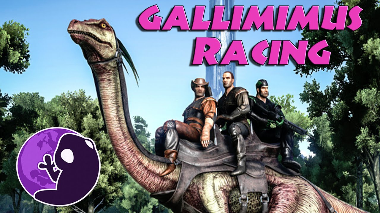 Ark Evolved Racing ARK Survival Evolved Gallimimus Racing! - YouTube