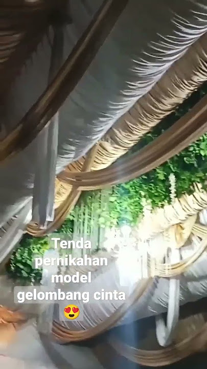 tenda pernikahan model'gelombang cinta @MRS11Official