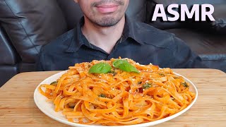 BASIL TOMATO PASTA ASMR MUKBANG EATING SHOW