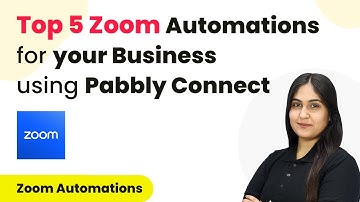 Top 5 Zoom Automations for your Business using Pabbly Connect