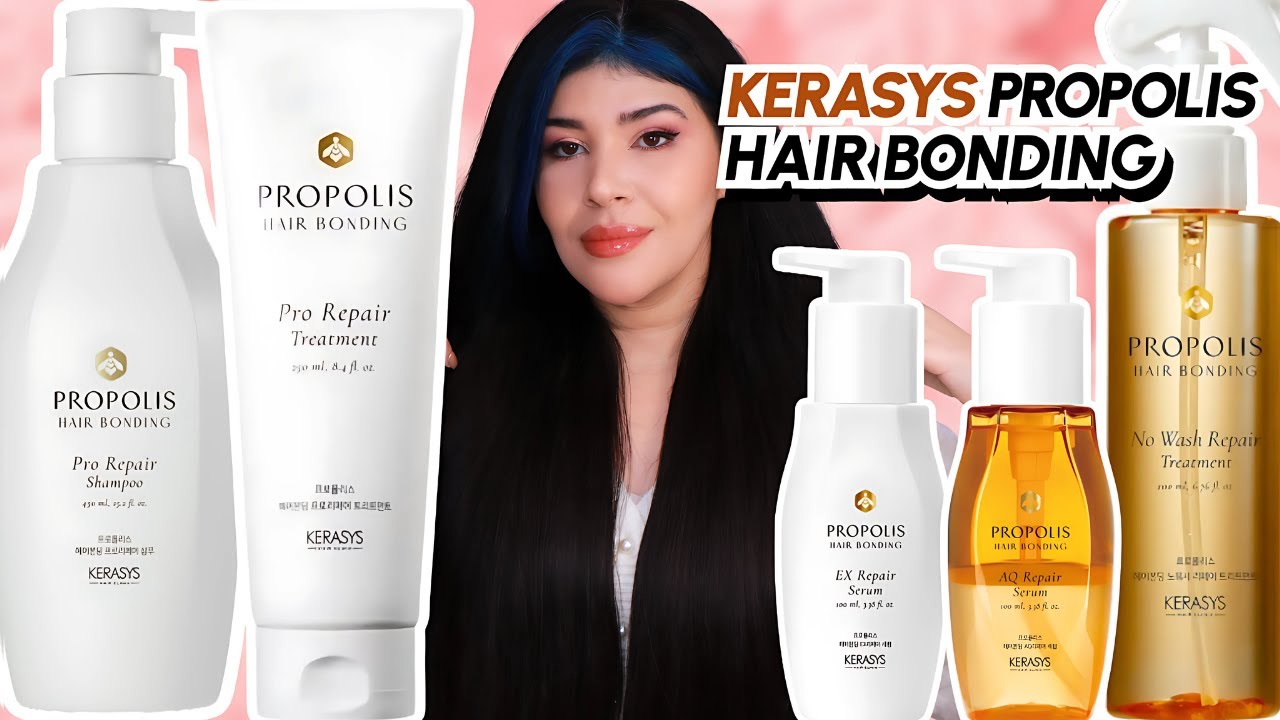 🍯 KERASYS PROPOLIS HAIR BONDING: Nutrição profunda e muito brilho