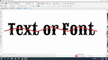 Corel Draw Tips & Tricks Interlace Text