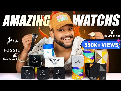 UNBOXING: Best Men Watches Haul Review 2023 | Fossil, Sylvi, Fastrack, Daniel Klein | ONE