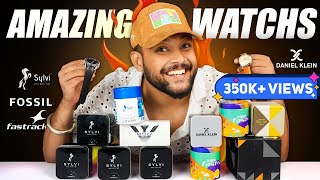 UNBOXING: Best Men Watches Haul Review 2023 | Fossil, Sylvi, Fastrack, Daniel Klein | ONE CHANCE