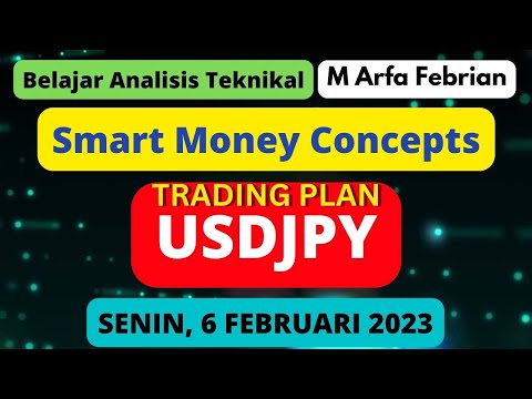 ANALISIS TEKNIKAL USDJPY RABU 6 FEBRUARI 2023 #profitkonsisten#smartmoneyconcepts#bestmentor