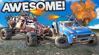 I BUILT & CRASHED Awesome Vehicles in Crossout Mobile!